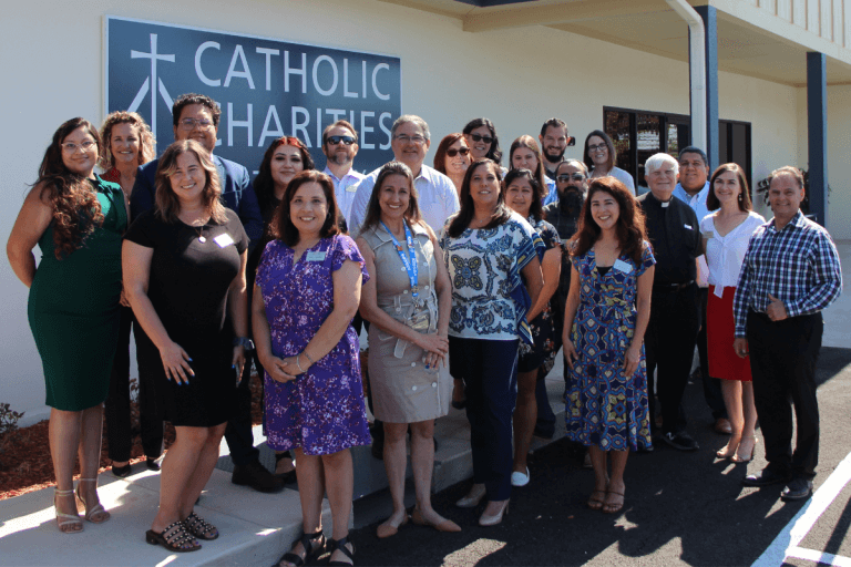 Allison (second from right) at the opening ceremony of the CCCTX Killeen office in 2023.